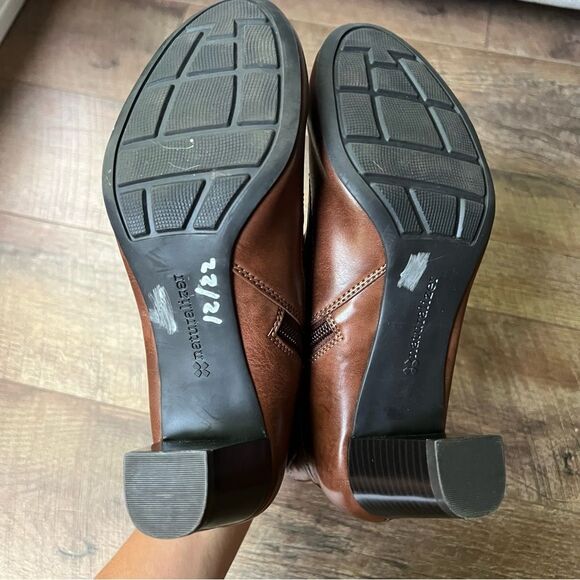 Naturalizer Marloe Brown Distressed Booties - 8M women - Picture 11 of 16